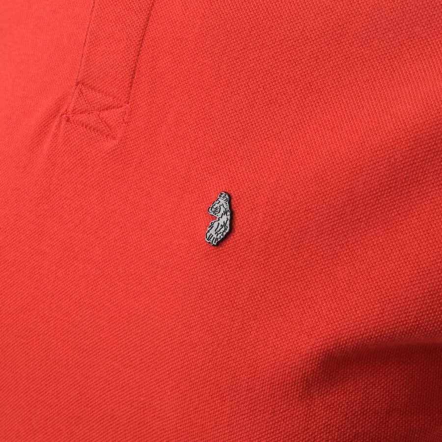 Alternative Image for ProductLuke 1977 Bonham Short Sleeve Polo T Shirt Red3